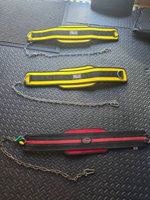 Heavy Duty Weighted Dip Belts with Chains