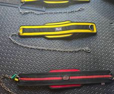 Heavy Duty Weighted Dip Belts with Chains