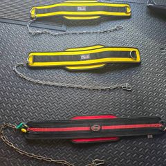 Heavy Duty Weighted Dip Belts with Chains