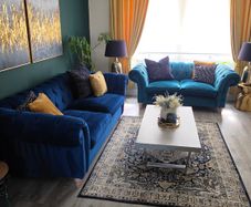 Teal 2 Seater Velvet Sofa - Next Home