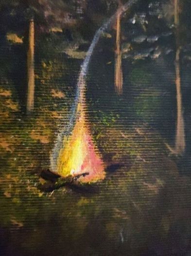 Hand paint picture, acrylic painting by Strzala