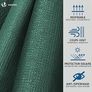 NEW SALE | Privacy Netting 1x10m Garden Screening HDPE Shading Net, 75 Percent Shading Rate UV resistant, Tear Resistant Windbreak Fencing with Holes and Cable Ties, Green Image 3