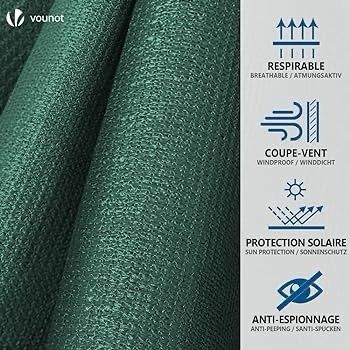 NEW SALE | Privacy Netting 1x10m Garden Screening HDPE Shading Net, 75 Percent Shading Rate UV resistant, Tear Resistant Windbreak Fencing with Holes and Cable Ties, Green