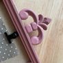Pedestal Wooden Dusty Pink Frame 4x6inches NEW Image 3