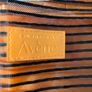 AVENE Eau Thermale tote carry bag holdall.. Black stripes with orange trim & and inner sac. IMMACULATE UNUSED & AS NEW. Image 4