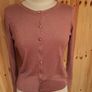 Dusty Pink Sequin Cardigan Image 3
