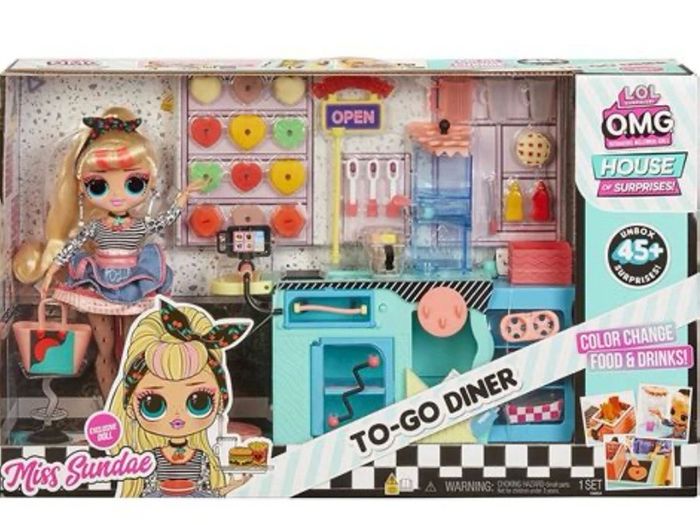 Lol omg doll- Miss Sundae & diner set