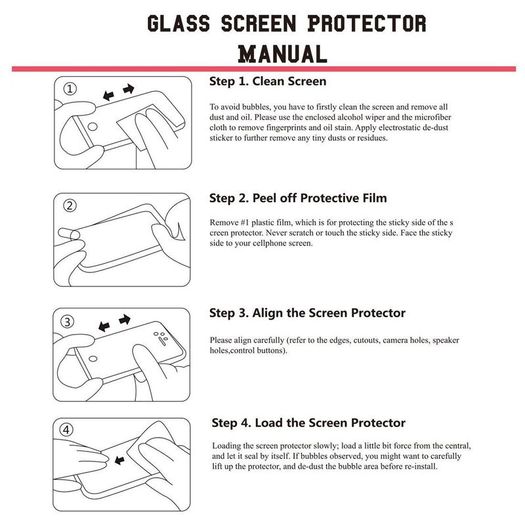For OnePlus 7 Tempered Glass 9D Curved Screen Protector Full Coverage New - FHTOP6TTG9D