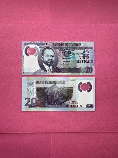 Mozambique  20 Meticais  2011.( UNCIRCULATED ) Pick 149a . Polymer / Plastic.