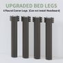 Super King Bed Frame 6ft with Rounded Corner Legs Image 4
