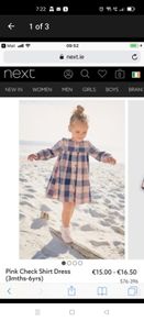 Girls 2 smock dresses age 3years