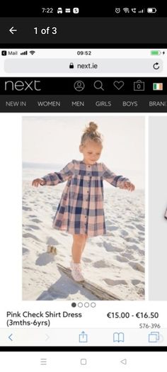 Girls 2 smock dresses age 3years
