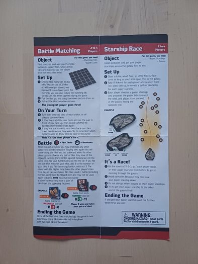Star Wars 4 in 1 Disney Family Board Game (Dominoes Bingo Matching Racing)