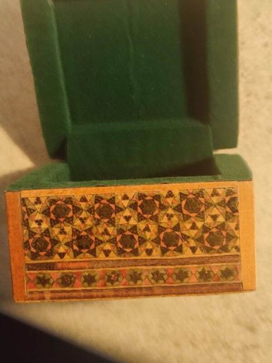 Handmade SMALL Wooden Jewelry Box, Asian Wooden Storage Box, Antique Jewelry Box