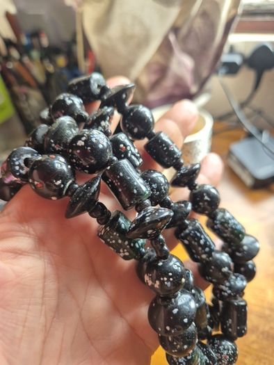 Vintage Exceptionally Heavy Beads Necklace