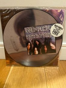 Deep Purple Rare Machine Head Picture Disk LP & Poster