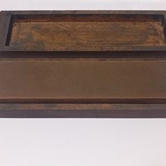 Vintage Norton India No 188 Combination Oilstone In an Ashford Emir Handcrafted  Oilstone Box