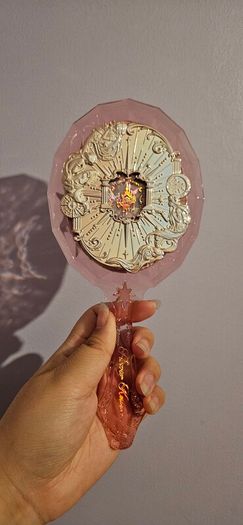 Flower Knows Moonloght Mermaid Handheld Mirror in Pink