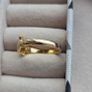 Sterling silver 925 gold plated Celtic ring.Size. M Image 4