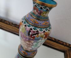 Vintage chinese cloisonne vase
