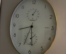 Gold Frame Wall Clock