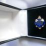 Vintage 9ct Rose Gold 375 Gold Sapphire Ring 4,01g size L1/2 Image 3