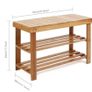 BRAND NEW 3 Tier Living Bamboo, Shoe Organizer or Entryway Bench Image 3