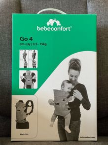 Used once. Bebeconfort Go4 Adjustable Baby Carrier from Birth to 3.5 Years, 0-15 Kg