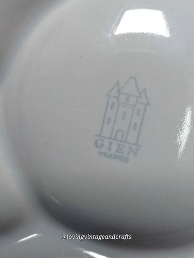 Vintage Fondue Plates