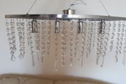Crystal Chandelier Ceiling Lights 4 bulbs chrome color kayak shape ceiling lamp