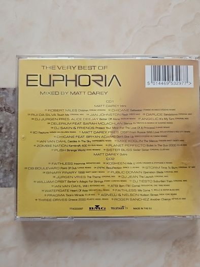 Euphoria (The Very Best Of) 2CD  - Mixed By Matt Darey