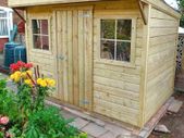 Garden Pent Shed