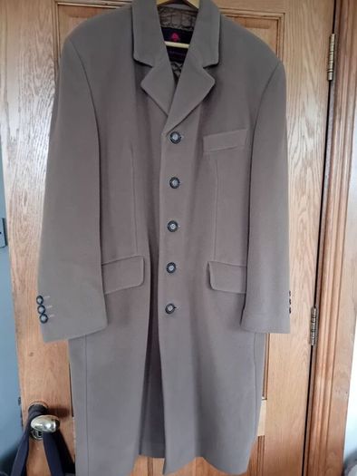 Gents Camel wool cashmere coat