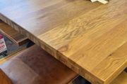Ex Display Solid Heavy Oak Dining Table 180cm