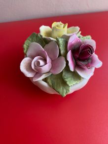 Crown Staffordshire  small  china posy of flowers