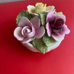Crown Staffordshire  small  china posy of flowers