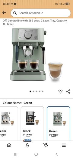 Full espresso making set up