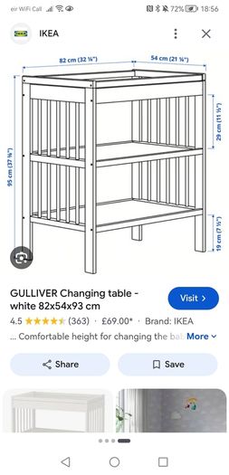 IKEA Baby Changing Table