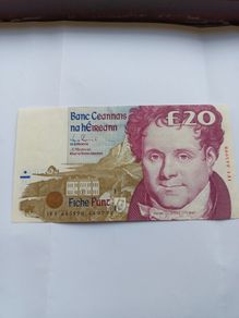 Irish 20 pound uncirculated