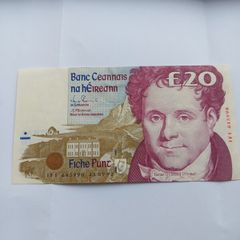 Irish 20 pound uncirculated