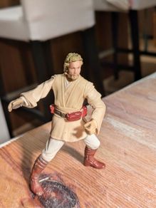 Obi Wan Kenobi star wars episode 2, 2001 figure