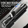2pcs  ANYICE Rechargeable LED Flashlight  - Telescopic Zoom, Lithium Battery, Image 9