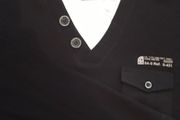 F&amp;F Blue Men's Black Long Sleeve Sweatshirt with White Mock Layer in Size XXXL (Brand New &amp; Tagged)