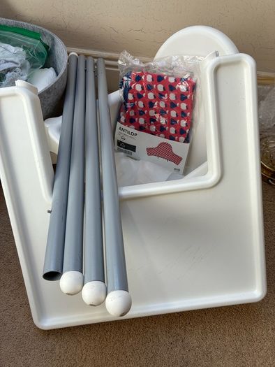 ikea high chair and cushion