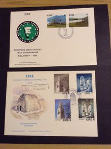 1975 First Day covers, Heritage, Amateur Golf,, Art (Kelly), FDC definitive source