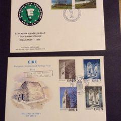 1975 First Day covers, Heritage, Amateur Golf,, Art (Kelly), FDC definitive source