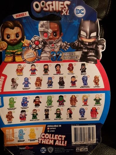 DC Comics Ooshies Series 1 XL 6pack