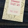 Brand-new Straight Leg Indigo Jeans Size: UK 20 / EU 48 Image 4