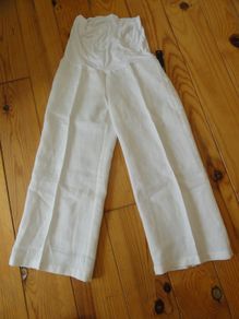 BNWT Maternity Linen Trousers