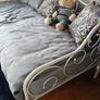 Metal bed xl and matrass Image 2